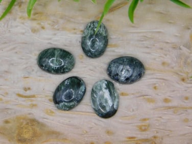 SERAPHINITE CABOCHONS ROCK STONE LAPIDARY SPECIMEN