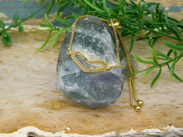 GENUINE STONE ADJUSTABLE BRACELET ROCK STONE LAPIDARY SPECIMEN