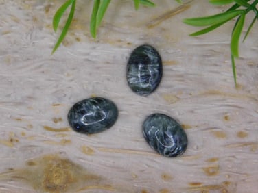 SERAPHINITE CABOCHONS ROCK STONE LAPIDARY SPECIMEN