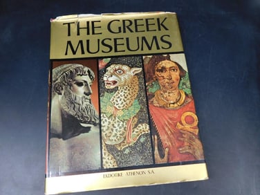 The Greek Museums Hardcover Book with Illustrations