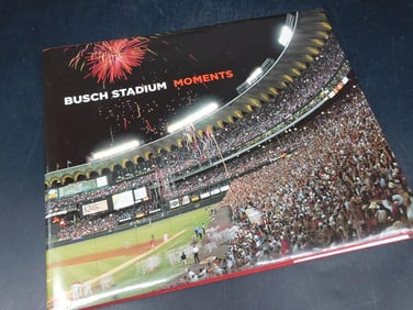 Busch Stadium Moments Hardcover Book