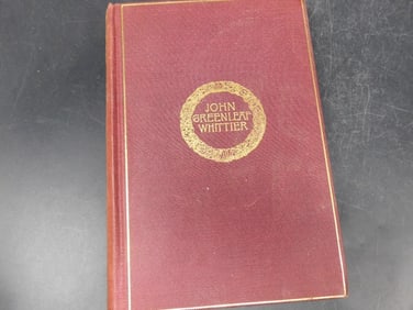 Collected Poems of John Greenleaf Whittier, Published 1894 book