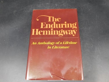 The Enduring Hemingway Anthology Hardcover, 1974 Book