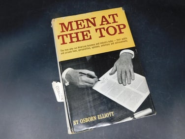 Men at the Top by Osborn Elliott, 1959 Hardcover Book