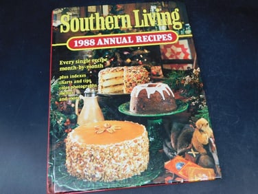 Southern Living 1988 Annual Recipes Hardcover Cookbook