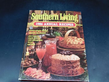Southern Living 1986 Annual Recipes, Hardcover Cookbook