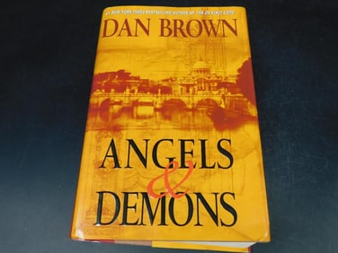 Angels & Demons by Dan Brown, Hardcover Edition, 2000 Book