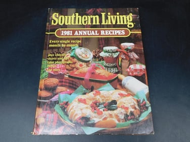 Southern Living 1981 Annual Recipes Cookbook Hardcover