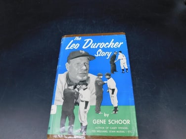 The Leo Durocher Story Second Printing, 1956 Book