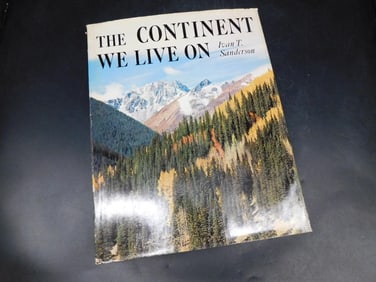 The Continent We Live On by Ivan T. Sanderson, 1961 Hardcover Book
