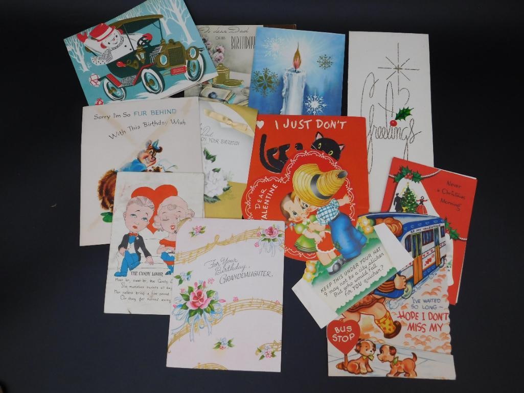 GREETING CARDS VINTAGE ANTIQUE: GREETING CARDS VINTAGE ANTIQUE