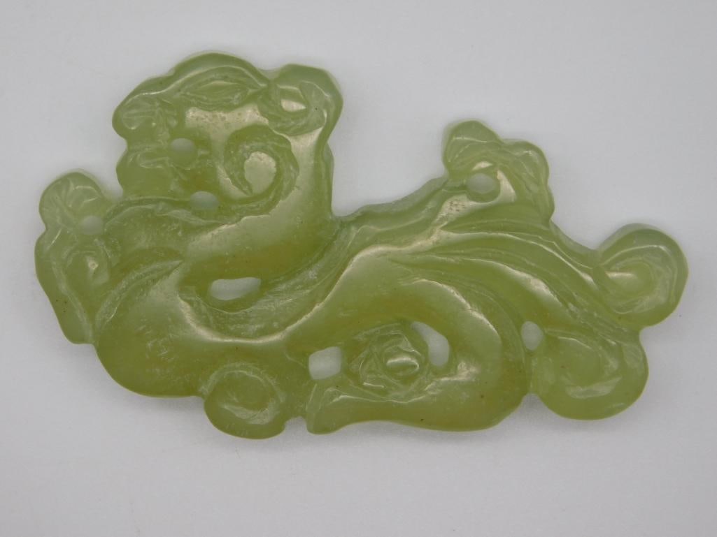 CARVED JADE STATUE ROCK STONE LAPIDARY SPECIMEN: CARVED JADE STATUE ROCK STONE LAPIDARY SPECIMEN