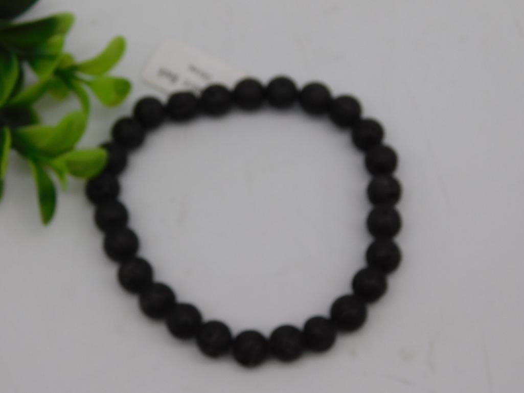 LAVA ROCK BRACELET ROCK STONE LAPIDARY SPECIMEN: LAVA ROCK BRACELET ROCK STONE LAPIDARY SPECIMEN