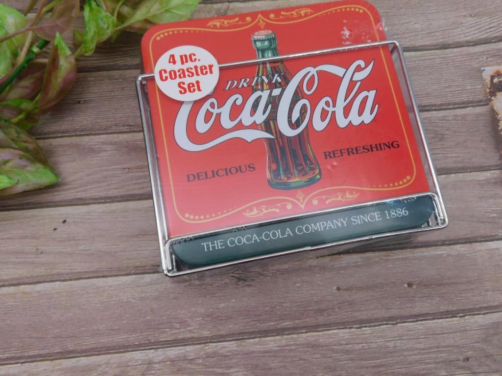 COCA-COLA COKE ADVERTISING COASTERS: COCA-COLA COKE ADVERTISING COASTERS
