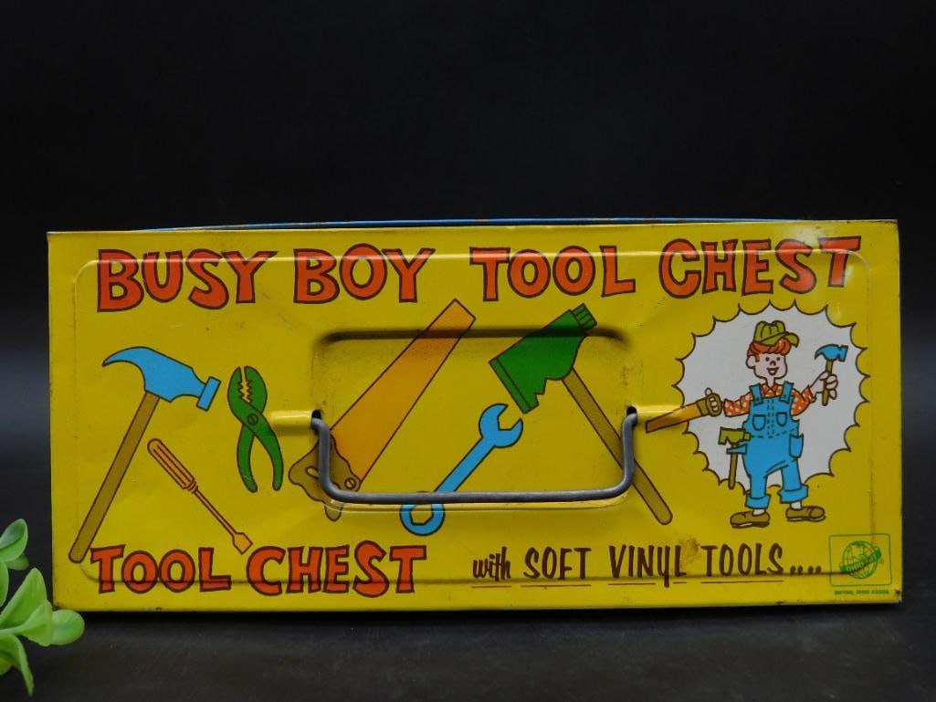 Busy Boy Tool Chest with Soft Vinyl Tools (1 of 2)