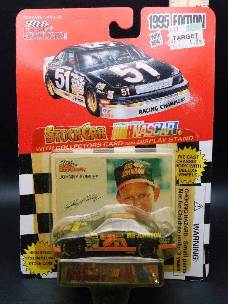 1995 Racing Champions NASCAR Stock Car with Display Stand (1 of 2)