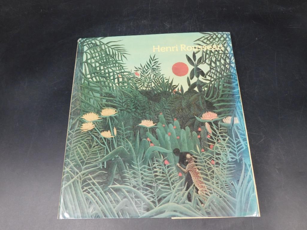 Henri Rousseau Art Book by MoMA, 1984 Book: Published in 1984, this art book titled ?Henri Rousseau? features a collection of works by the renowned artist. It was first published in France and translated into English for wider audiences. The bo