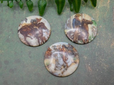 COWBOY CABOCHONS ROCK STONE LAPIDARY SPECIMEN