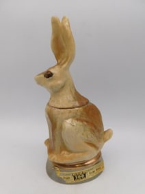 Jim Beam Texas Jack Rabbit Decanter, 100 Months Old Bourbon