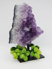 AMETHYST DISPLAY ROCK STONE LAPIDARY SPECIMEN