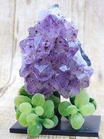 AMETHYST DISPLAY ROCK STONE LAPIDARY SPECIMEN