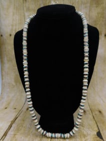AFRICAN TRADE BEAD NECKLACE ROCK STONE LAPIDARY SPECIMEN
