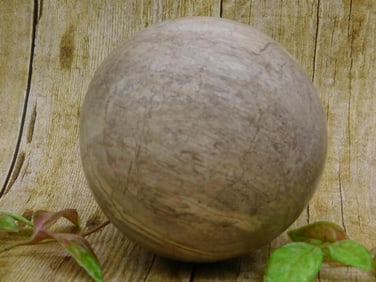 2 POUND PETRIFIED WOOD SPHERE ROCK STONE LAPIDARY SPECIMEN