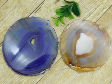 AGATE SLICES ROCK STONE LAPIDARY SPECIMEN