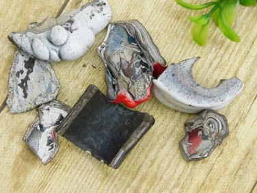 FORDITE MOTOR CITY AGATE ROCK STONE LAPIDARY SPECIMEN
