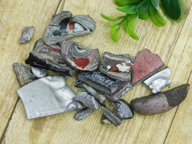 FORDITE MOTOR CITY AGATE ROCK STONE LAPIDARY SPECIMEN