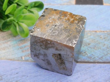 NATURAL FORMATION SPANISH PYRITE CUBE ROCK STONE LAPIDARY SPECIMEN