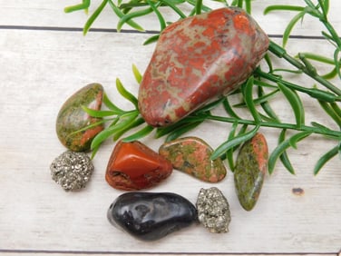 MIXED AGATE LOT ROCK STONE LAPIDARY SPECIMEN