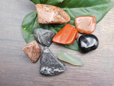 MIXED AGATE LOT ROCK STONE LAPIDARY SPECIMEN
