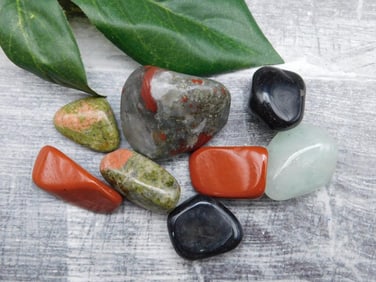 MIXED AGATE LOT ROCK STONE LAPIDARY SPECIMEN