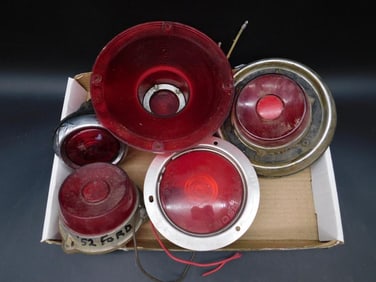 MIXED LIGHTS VINTAGE AUTOMOBILIA ANTIQUE