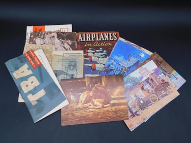MIXED VINTAGE EPHEMERA BROCHURES BOOKS ANTIQUE