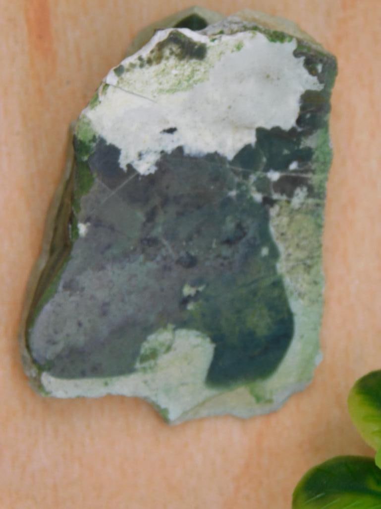 GREEN ZEBRA ROCK STONE LAPIDARY SPECIMEN: GREEN ZEBRA ROCK STONE LAPIDARY SPECIMEN