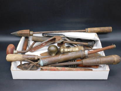 MIXED TOOL LOT VINTAGE ANTIQUE: MIXED TOOL LOT VINTAGE ANTIQUE