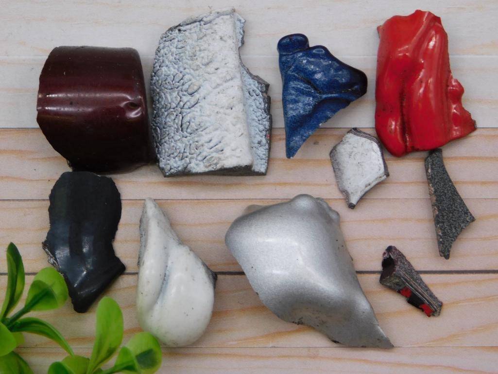 FORDITE MOTOR CITY AGATE ROCK STONE LAPIDARY SPECIMEN: FORDITE MOTOR CITY AGATE ROCK STONE LAPIDARY SPECIMEN