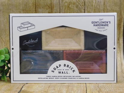 GENTLEMENS HARDWARE SOAP BRICK WALL SET: GENTLEMENS HARDWARE SOAP BRICK WALL SET