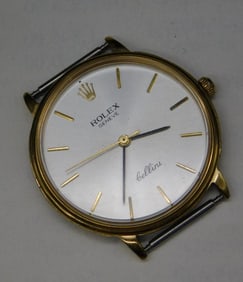 Rolex Cellini Watch with 18K Gold Case and 1979 Price List