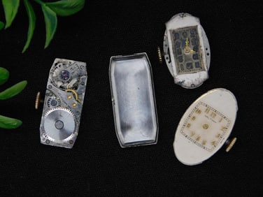 Vintage Watch Movements and Case WATCHMAKER WATCHMAKING TOOLS