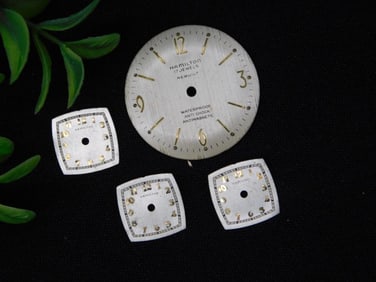 Hamilton Watch Dials Lot ? Assorted Styles WATCHMAKER WATCHMAKING TOOLS