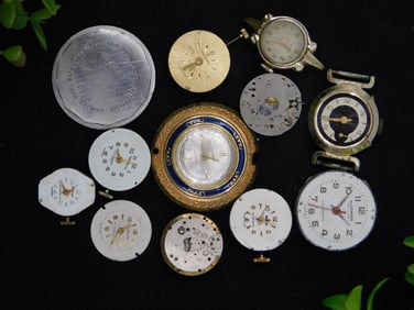 Watch Movements, Dials, and Cases ? Vintage Parts WATCHMAKER WATCHMAKING TOOLS