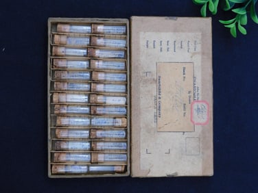 Vintage Swartchild & Company Watch Parts Vials (24 Pieces) WATCHMAKER WATCHMAKING TOOLS