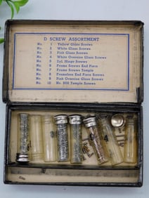 Vintage D Screw Assortment in Original Box WATCHMAKER WATCHMAKING TOOLS