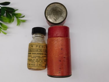 Vintage Clock Oil Bottle, Case WATCHMAKER WATCHMAKING TOOLS