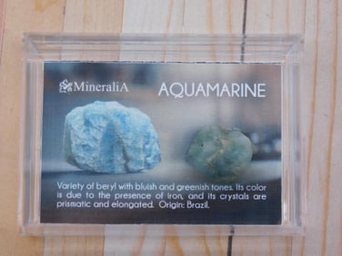 Aquamarine Mineral Specimen from Brazil