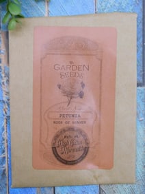 Vintage Petunia Seed Packet ? Rose of Heaven