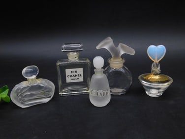 Five Assorted Vintage Perfume Bottles